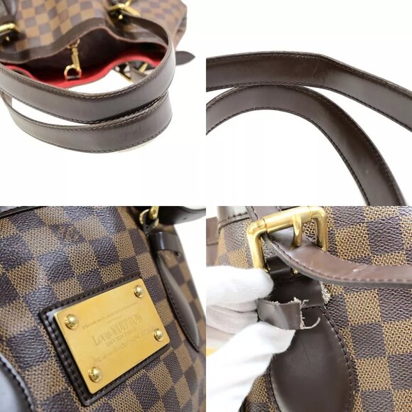 AUTHENTICITY GUARANTEED LOUIS VUITLOUIS VUITTON Hampstead MM - Picture 14 of 15